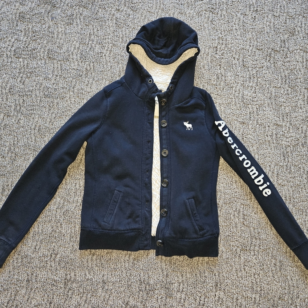 Abercrombie Navy Blue Hoodie